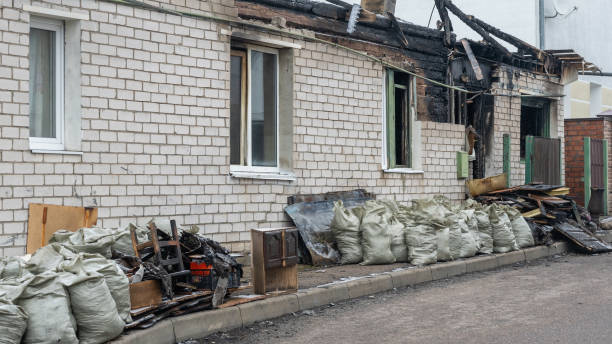 Professional Emergency Fire Cleanup technician working in Englishtown, NJ